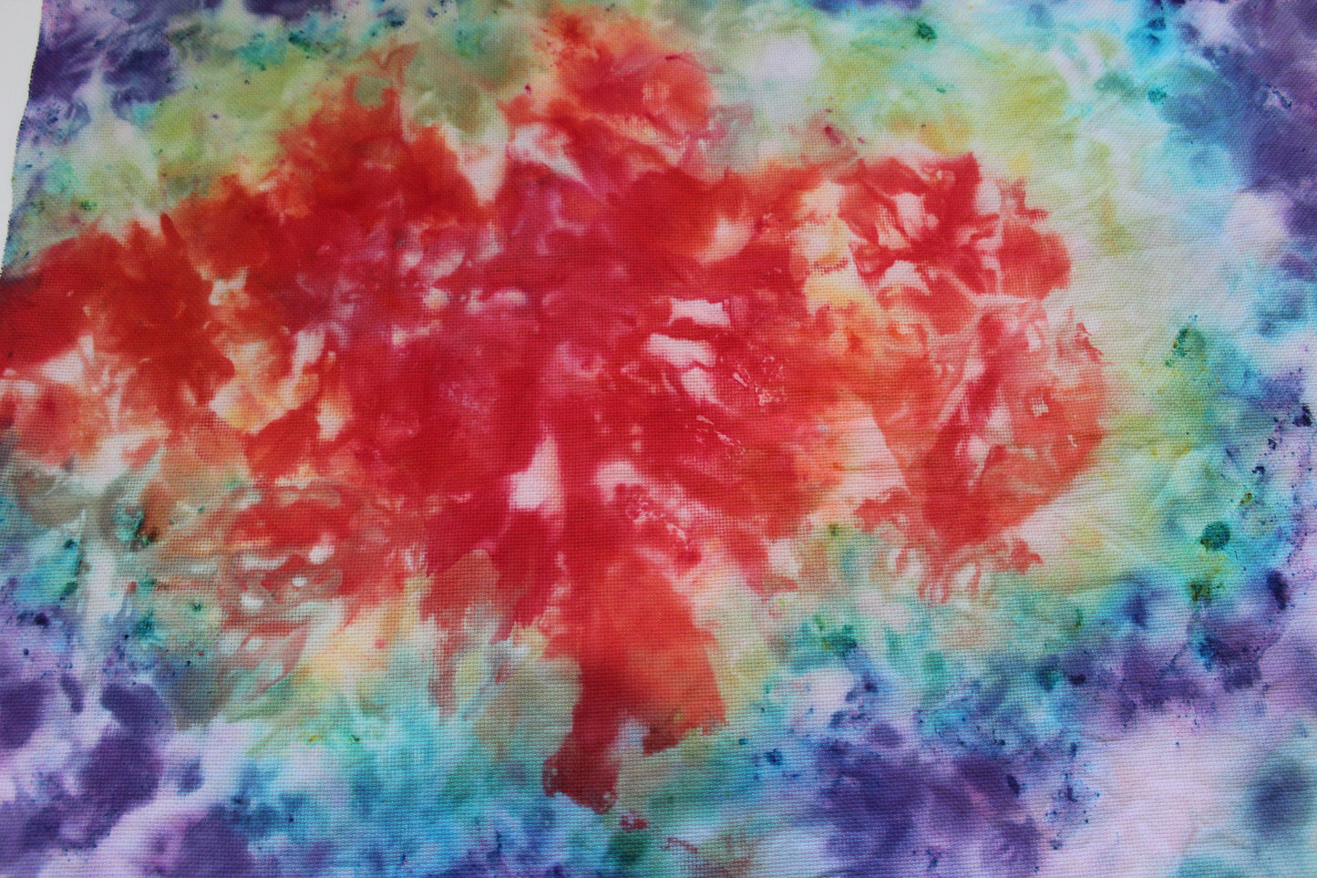 Rainbow ice dye 18ct aida
