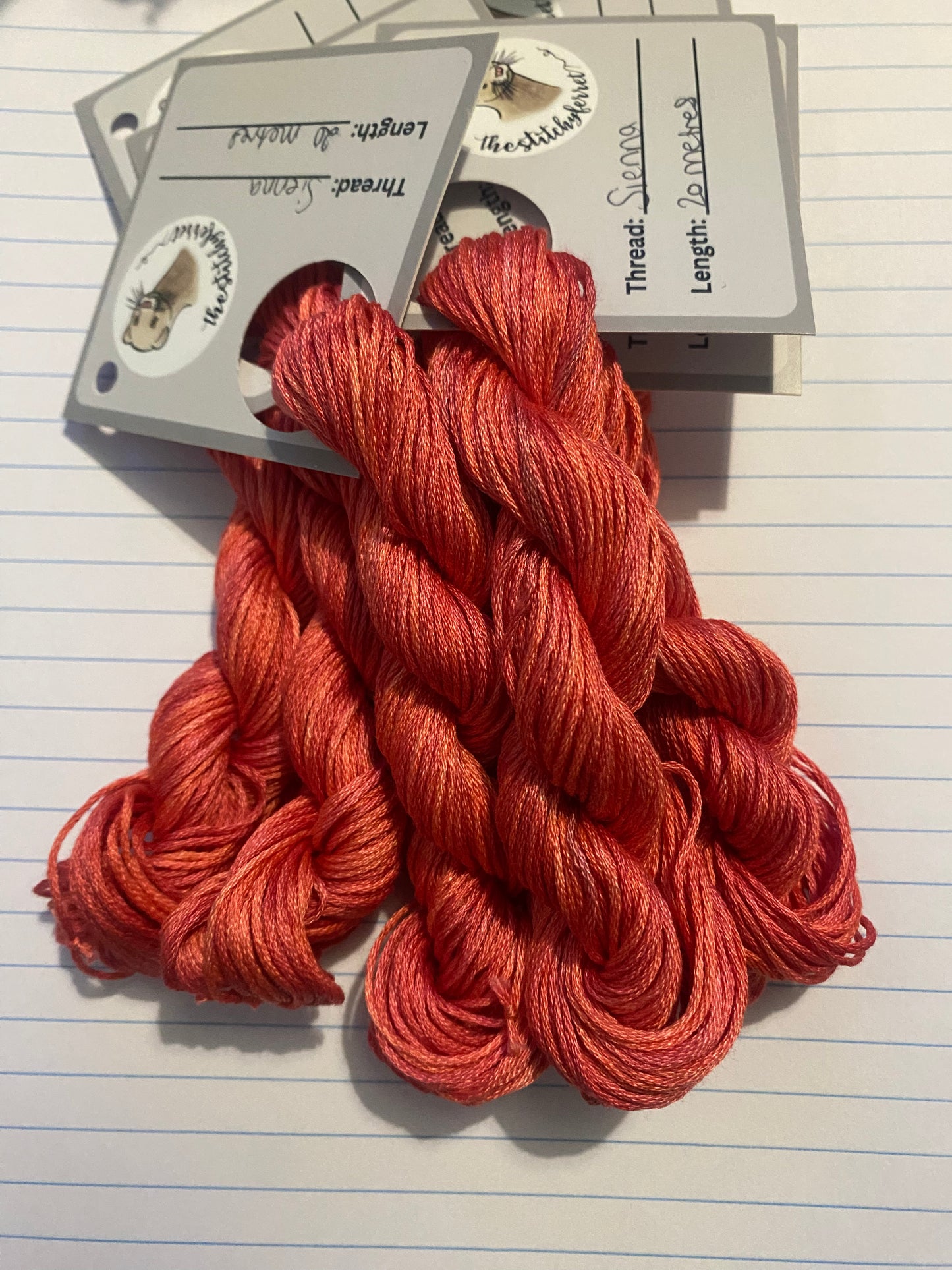 Sienna 20 metre 6-strand floss