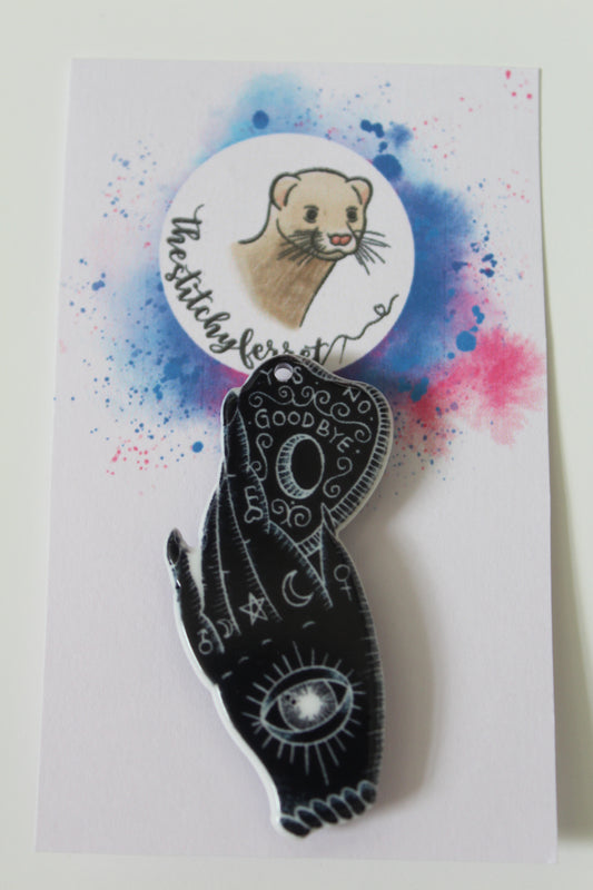 Hand with Planchette Black Needle Minder
