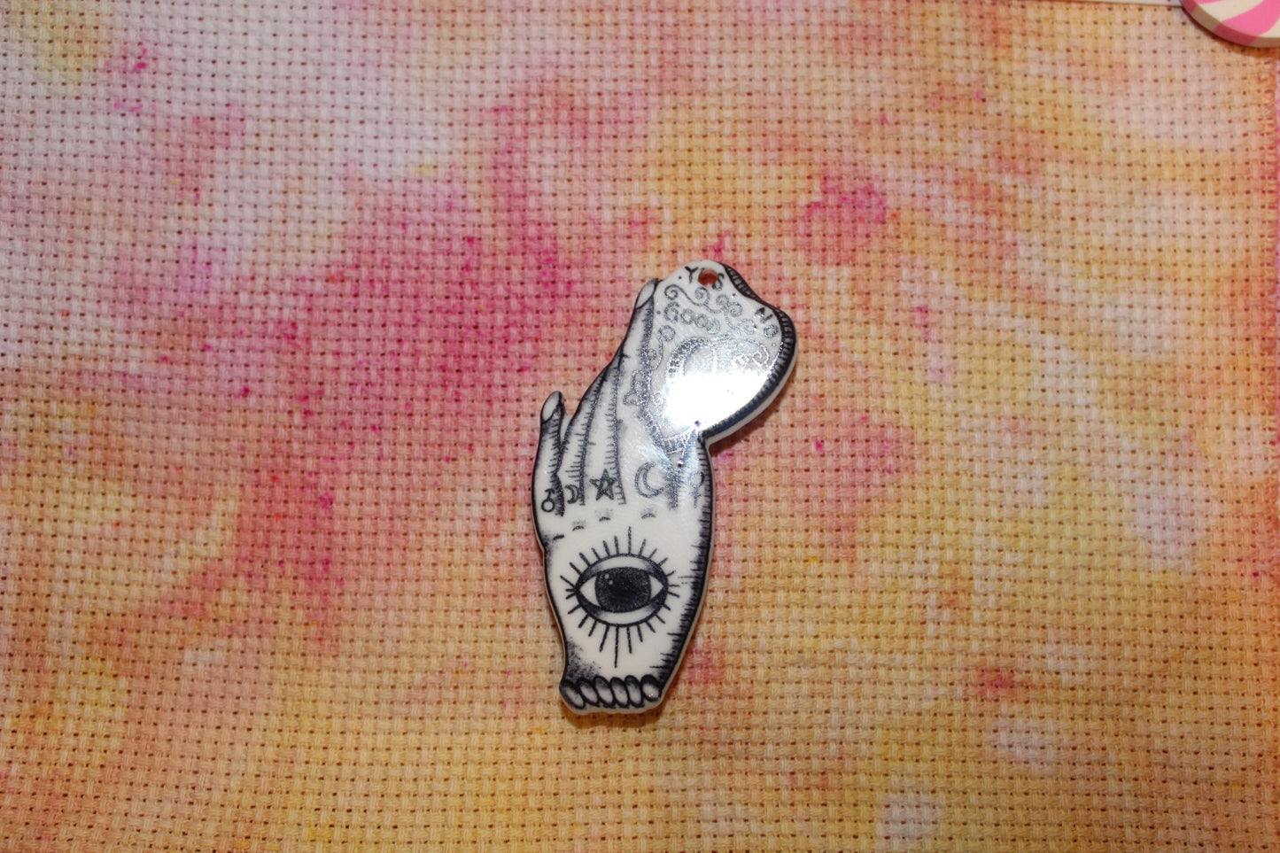 Hand with Planchette White Needle Minder