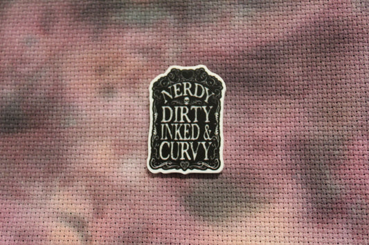 Nerdy Dirty Inked & Curvy Needle Minder