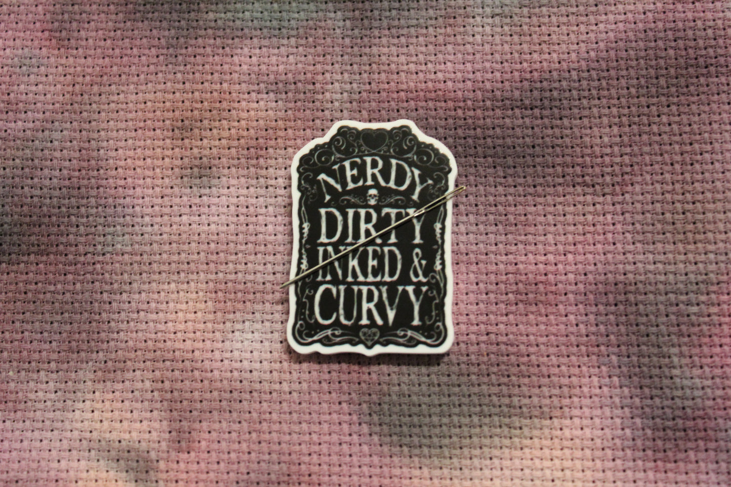 Nerdy Dirty Inked & Curvy Needle Minder