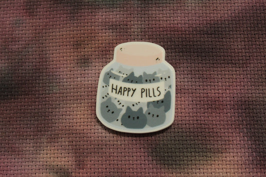 Happy Pills Cat Box Needle Minder
