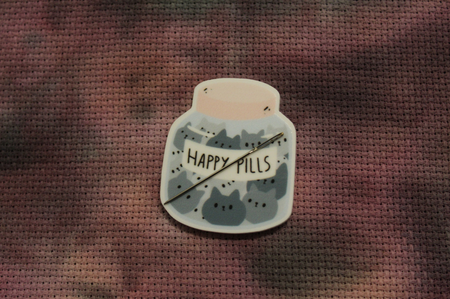 Happy Pills Cat Box Needle Minder