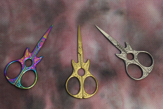 Guitar Embroidery Scissors
