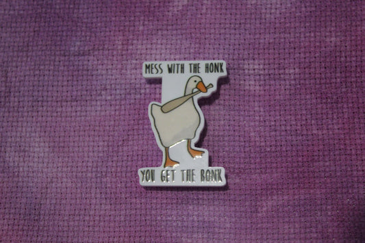 Mess With The Honk Get The Bonk Needle Minder