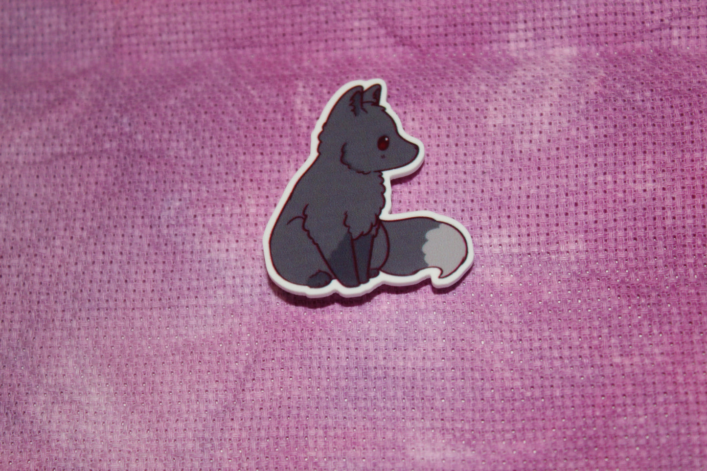 Grey Fox Cute Needle Minder