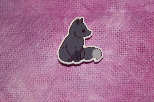 Grey Fox Cute Needle Minder
