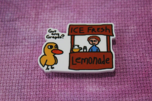 The Duck Walked Up To The Lemonade Stand Needle Minder