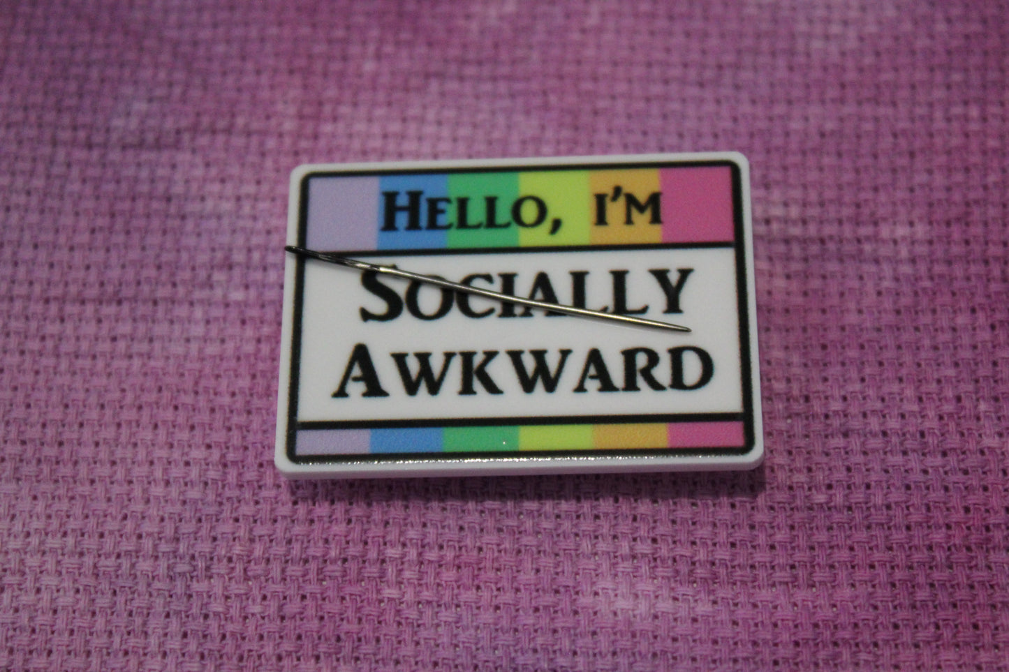 Hello I'm Socially Awkward Needle Minder