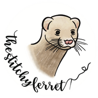 Ferret lollipop cross stitch pattern