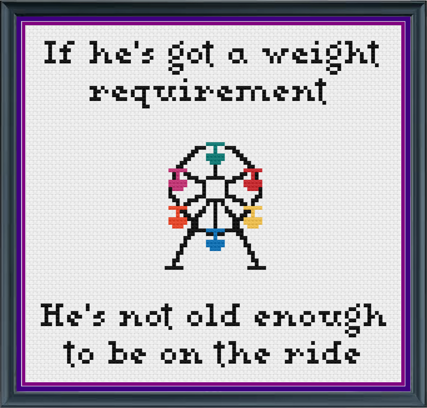 The Ride cross stitch pattern